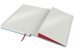 Notitieboek Leitz Cosy B5 160blz 100gr lijn blauw