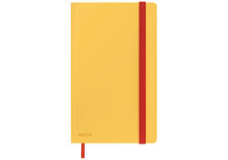 Notitieboek Leitz Cosy A5 160blz 100gr lijn geel
