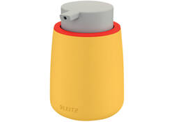 Handzeepdispenser Leitz Cosy voor handzeep 300ml geel
