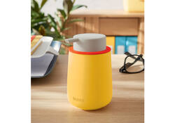 Handzeepdispenser Leitz Cosy voor handzeep 300ml geel