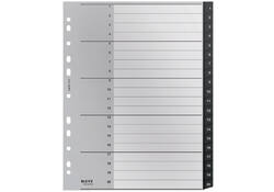 Tabblad Leitz Recycle A4 11-gaats 1-20 extra breed PP