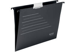 Hangmap Leitz Alpha Recycle A4 verticaal V-bodem zwart