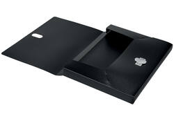 Documentenbox Leitz Recycle A4 PP zwart