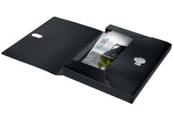 Documentenbox Leitz Recycle A4 PP zwart