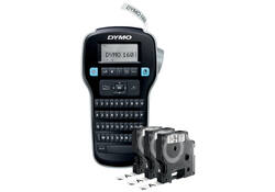 Labelprinter Dymo LabelManager 160 draagbaar azerty 12mm zwart valuepack