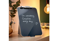 Glas Desktop Flipover Leitz Cosy grijs