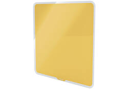 Glasbord Leitz Cosy magnetisch 450x450mm geel