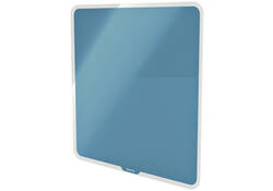 Glasbord Leitz Cosy magnetisch 450x450mm blauw
