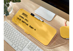 Glas Desktop Pad Leitz Cosy geel