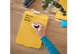 Glas Desktop Flipover Leitz Cosy geel
