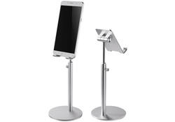 Telefoonstandaard Neomounts DS10200SL1 in hoogte verstelbaar Zilver