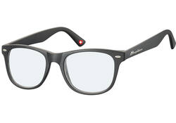Leesbril Montana blue light filter +3.00 dpt zwart