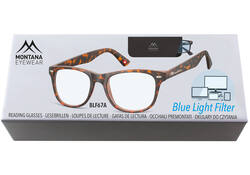 Leesbril Montana blue light filter +3.00 dpt turtle