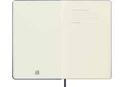 Agenda 2023/2024 Moleskine 18M Planner Weekly 7dag/1pagina large 130x210mm hard cover saffier blauw
