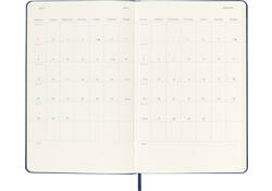 Agenda 2023/2024 Moleskine 18M Planner Weekly 7dag/1pagina large 130x210mm hard cover saffier blauw