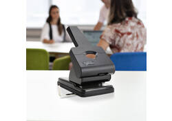 Perforator Rapesco HD865-P antibacterieel 2-gaats zwart