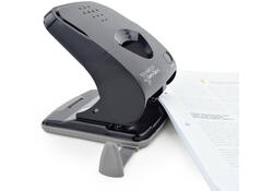 Perforator Rapesco X5-40ps antibacterieel 2-gaats zwart