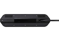 Stekkerdoos Brennenstuhl bureau Estilo 4 voudig inclusief 2 USB 2 meter zwart/zilver