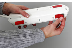 Stekkerdoos Brennenstuhl bureau Estilo 4 voudig inclusief 2 USB 2 meter wit/zilver
