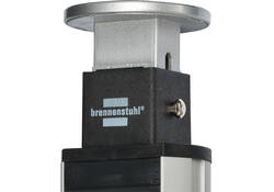 Stekkerdoos Brennenstuhl toren 3 voudig 2 meter zwart/zilver