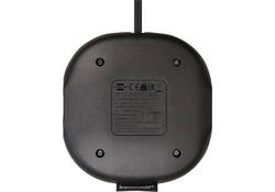 Laadstation Brennenstuhl Estilo 1 eurosocket twetieloppervlak 2 USB zwart/grijs
