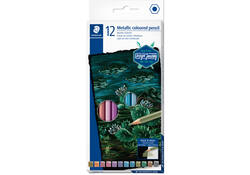 Kleurpotlood Staedtler metallic set à 12 kleuren