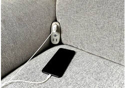 Laadstation Brennenstuhl Sofa 1 eurosocket 2 USB zwart/grijs