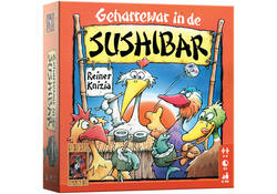 Dobbelspel Geharrewar in de Sushibar