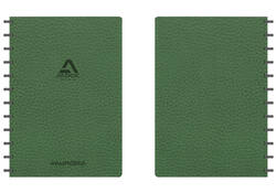 Schrift Adoc Business A4 ruit 5x5mm 144 pagina's 90gr groen