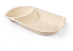 Snackbakje IEZZY A20 suikerriet PFAS-vrij 224x124x36mm 50 stuks