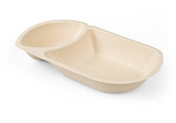Snackbakje IEZZY A23 suikerriet PFAS-vrij 176x92x32mm 50 stuks
