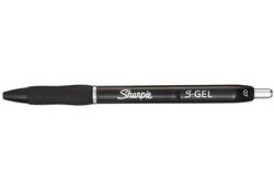 Gelschrijver Sharpie S-gel medium zwart blister à 3 stuks