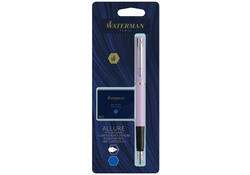 Vulpen Waterman Allure assorti pastel + inktpatronen Blauw