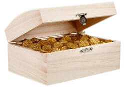 Schatkist Creativ Company 16.5x11x8.55cm hout
