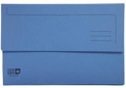 Pocketmap Exacompta Clean'Safe A4 400gr blauw