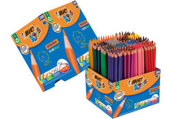 Kleurpotloden BicKids Evolution ecolutions assorti schoolbox à 288 stuks