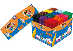 Kleurstiften BicKids visa fijn assorti schoolbox à 288 stuks