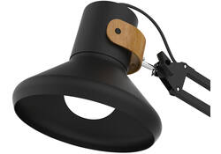 Bureaulamp Unilux Baya led bamboe zwart