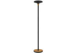Vloerlamp Unilux Baly led bamboe zwart