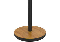 Vloerlamp Unilux Baly led bamboe zwart