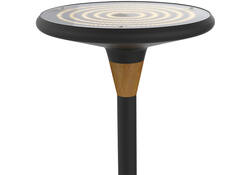 Vloerlamp Unilux Baly led bamboe zwart