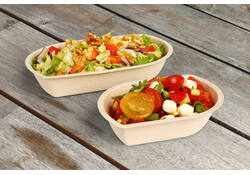Snackbakje IEZZY A50 suikerriet PFAS-vrij 210x144x36mm 50 stuks