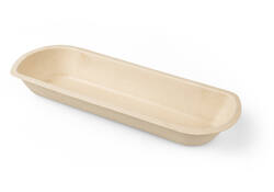 Snackbakje IEZZY A16 suikerriet PFAS-vrij 210x71x33mm 50 stuks