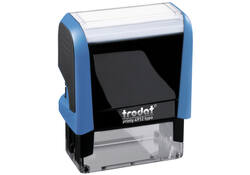 Tekststempel Trodat Printy 4912 Typo zw 4regels 47x18mm