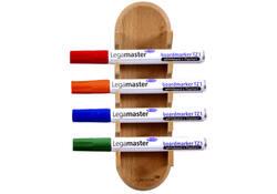Glasbord stifthouder Legamaster hout