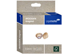 Magneet Legamaster hout 5 stuks