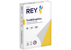 Kopieerpapier Rey Text & Graphics A4 80gr wit 500vel