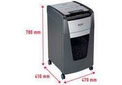 Papiervernietiger Rexel Optimum Auto+ 300X P4 snippers 4x26mm