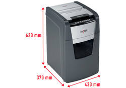 Papiervernietiger Rexel Optimum Auto+ 150X P4 snippers 4x28mm