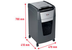 Papiervernietiger Rexel Optimum Auto+ 225M P5 snippers 2x15mm